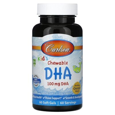 Kid's Chewable DHA 60 caps / Омега для детей